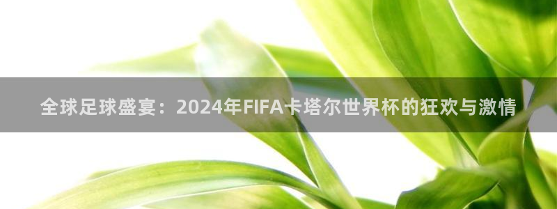 2026世界杯买球：全球足球盛宴：2024年FIFA卡塔尔世界杯的狂欢与激情